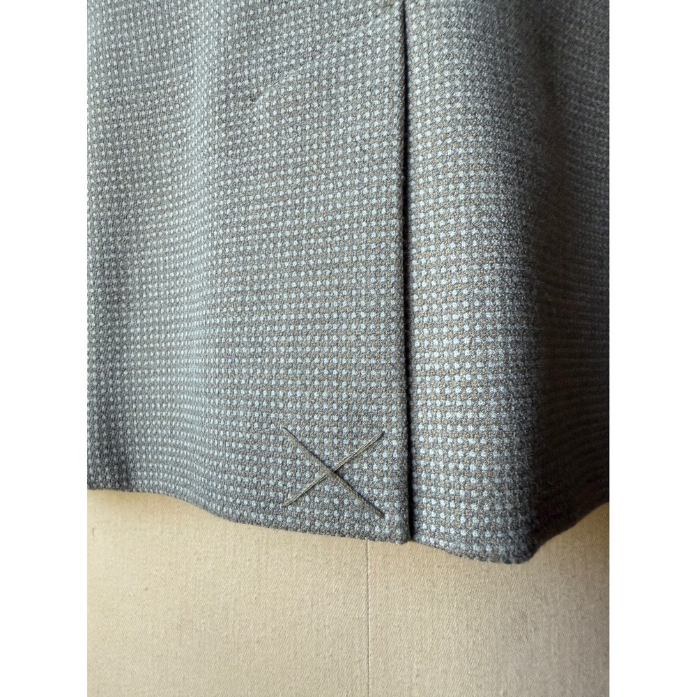 RW&CO Womens Tan Micro Pattern One Button Blazer Stretch Lining Size 10 - Picture 4 of 16